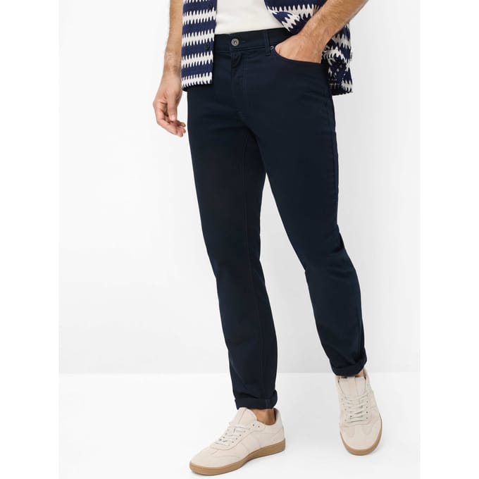 Brax Heren Jeans  Style CHUCK NAVY, donkerblauw, maat 40/36