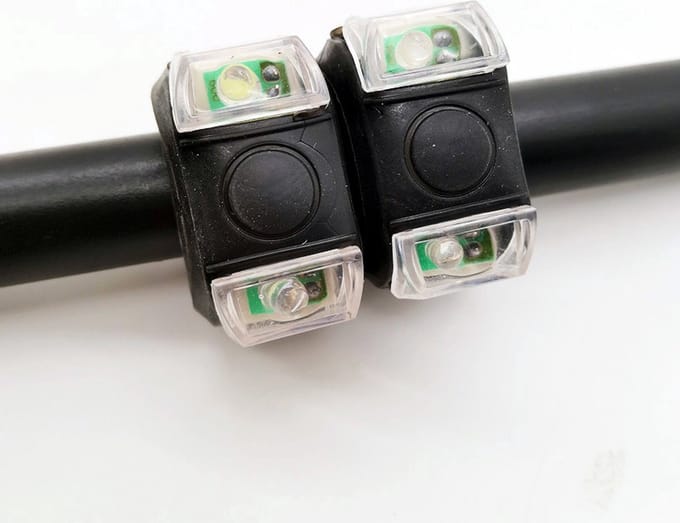 hbs HL-009-zwart - LED Fietsverlichting Set - Zwart