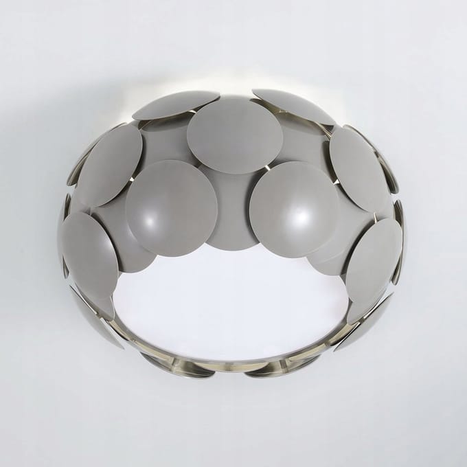 Italux Santina GR C0317-05M-U1GM Plafondlamp - Grijs Kunststof