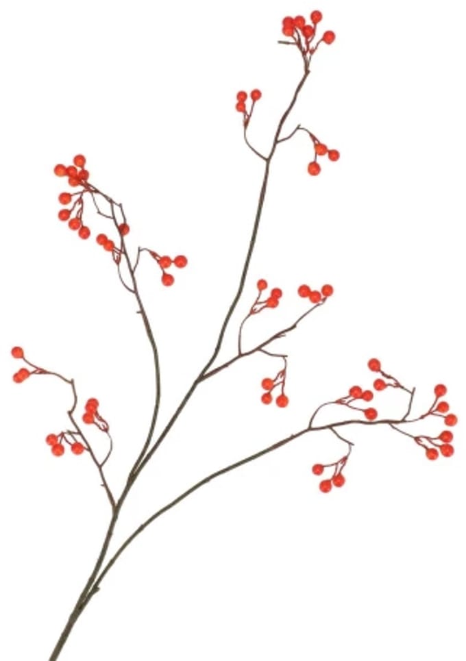 Daan Kromhout - Kunsttak - Rode Bes - Besjes - Silk Berry - 93cm