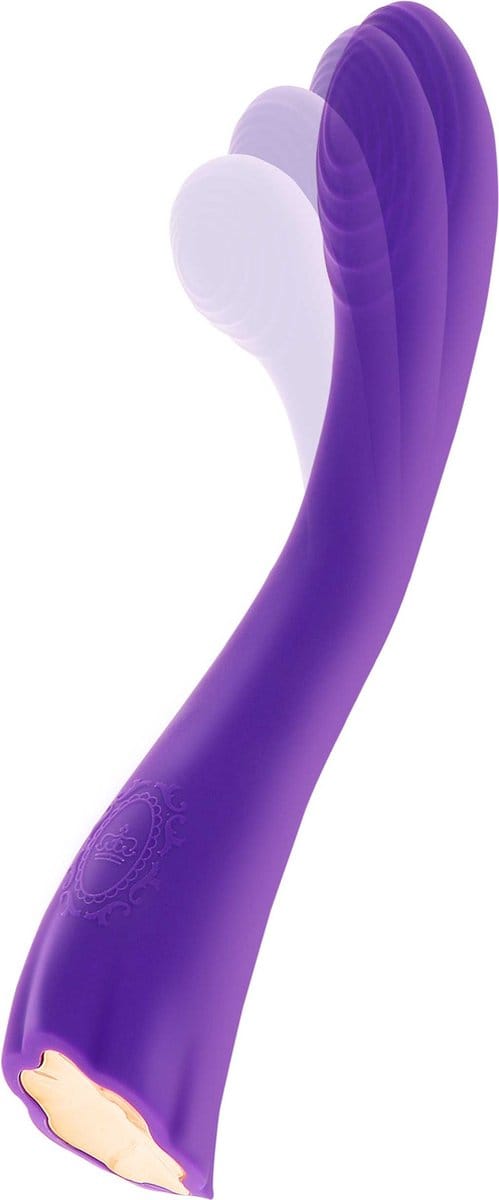 TOY JOY - RECHARGEABLE SILICONE VIBRATOR G SPOT DHALIA