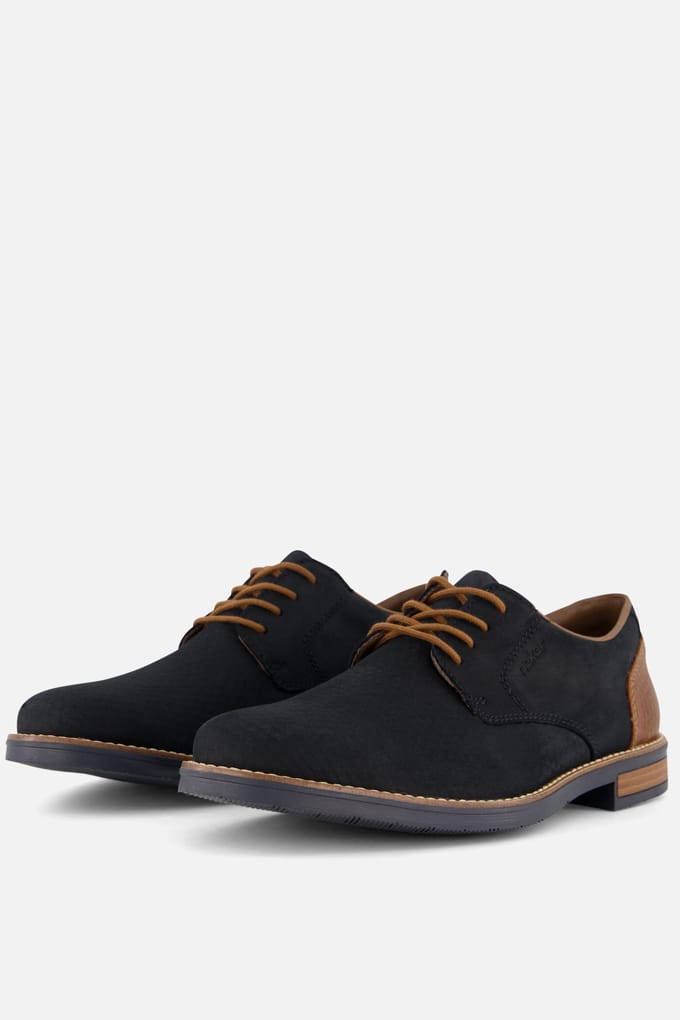 Rieker Rieker Veterschoenen blauw Leer