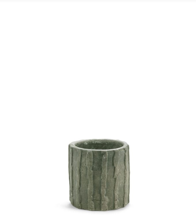 Serax Bloempot Ribbel Groen-Donker Groen D 20 cm H 20 cm