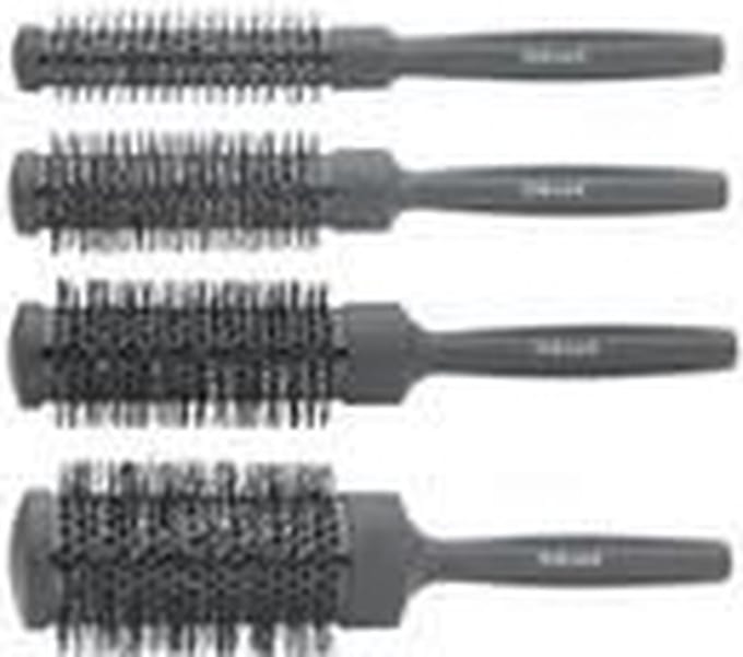 Sibel Round Kit 4 thermische borstels zwart