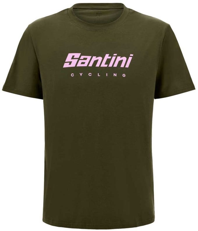 Santini T-shirt Met Korte Mouwen Groen S