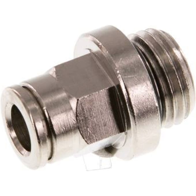 6mm x G1/4'' Messing Insteekfitting Buitendraad NBR [2 Stuks]
