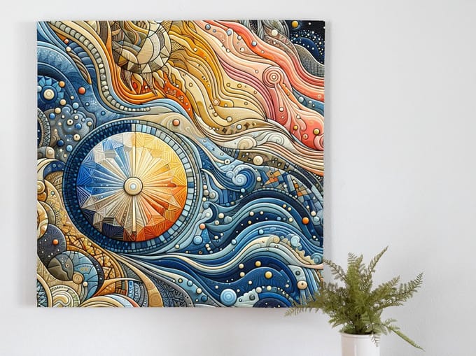 Kunstprint | Wanddecoratie | Dibond | 40 × 40 cm