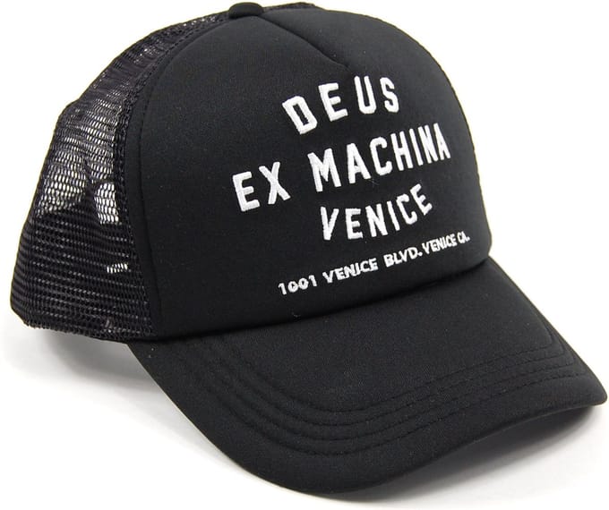 DEUS Venice Address Trucker cap - Black