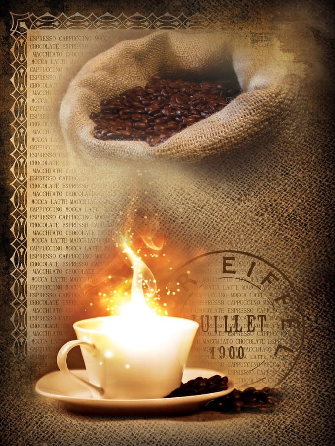 Coffee Beans  Photo Wallcovering