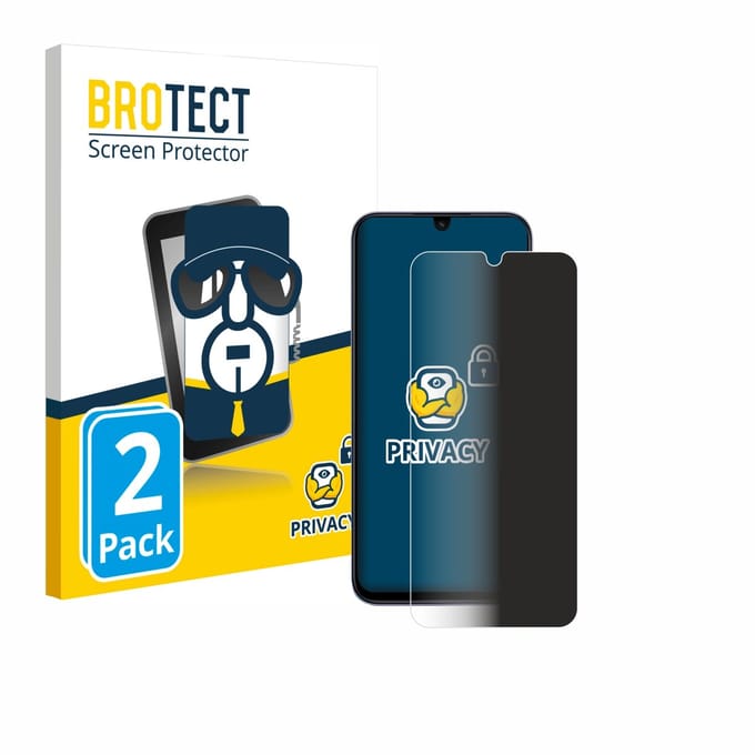BROTECT - privacy screenprotector voor Xiaomi Poco C85 - Folie Beschermfolie Blauwlichtfilter (2 Stuks)