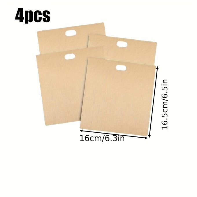 Lot de 4 sacs à pain réutilisables sans gluten pour grille-pain 4pcs