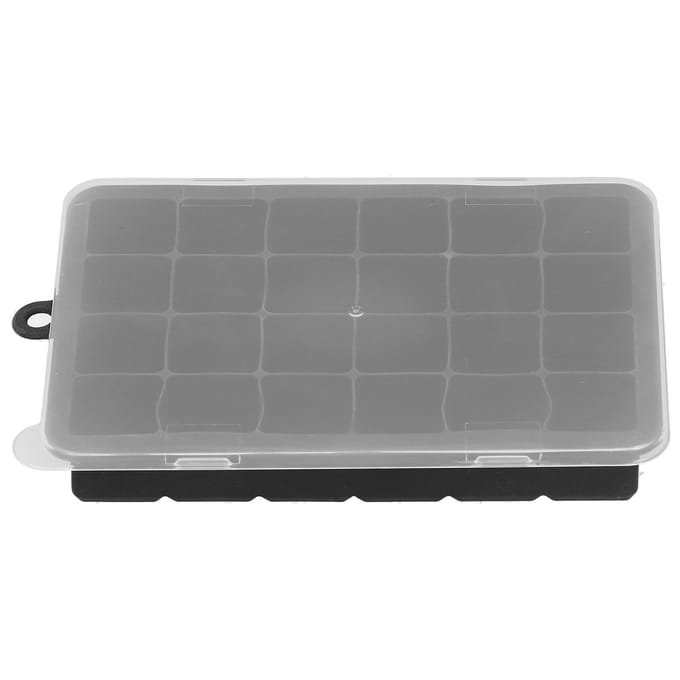 24 Vak Silicone IJsblokjesmaker Vorm Vierkant DIY Ijsmaker Keuken Bar Drinkaccessoires black