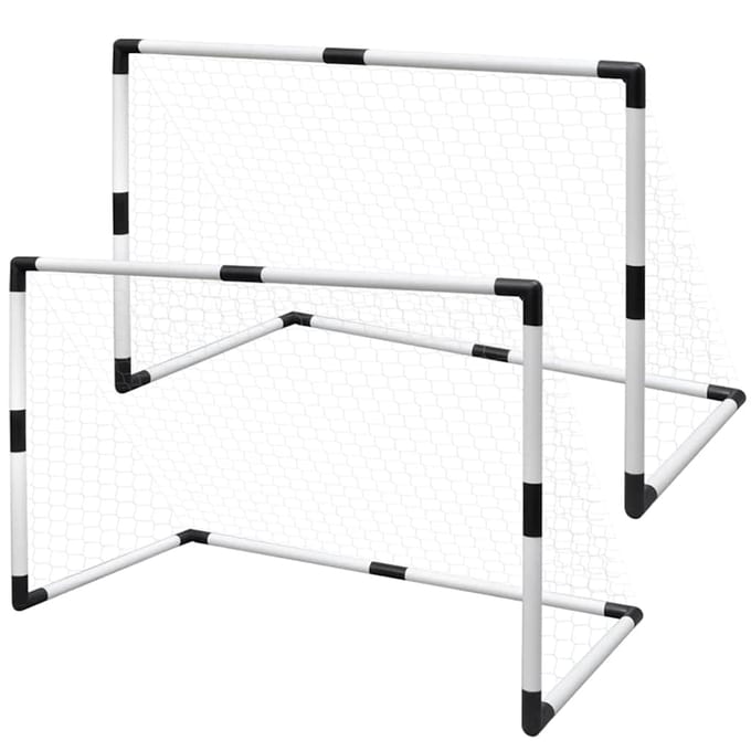 vidaXL - 2-delige - Minidoeltjesset - met - net - 91,5x48x61 - cm