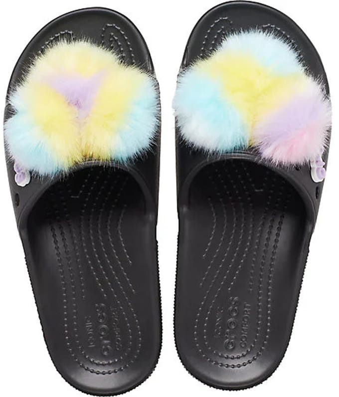 Crocs Classic Fursure Slippers Zwart Maat 42/43 US M9/W11