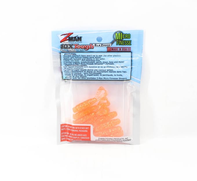 Leurre souple Zman Micro Goat 1,75 pouces 8/paquet Atomic Sunrise (6551) white