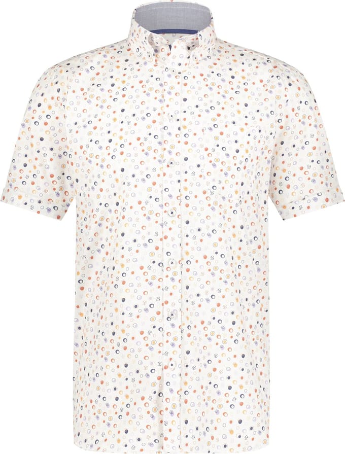 State of Art Casual Overhemd Heren korte mouw