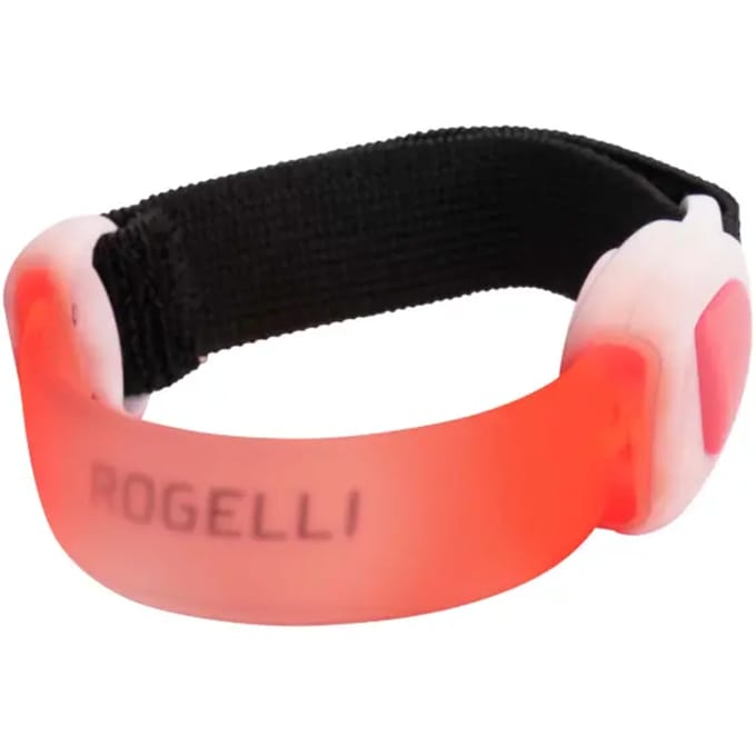 Rogelli Dames en Heren Led Armband - One Size - Rood