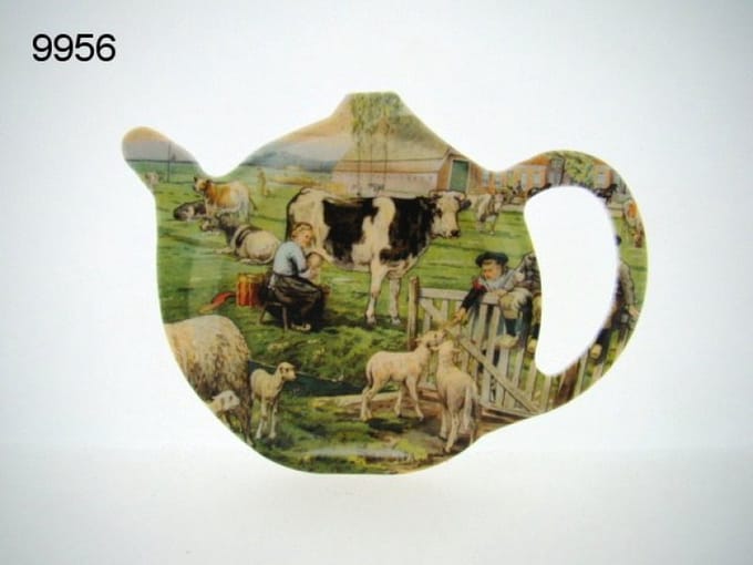Geharo theetipje Ot en Sien In de weide – Melamine – 13 cm