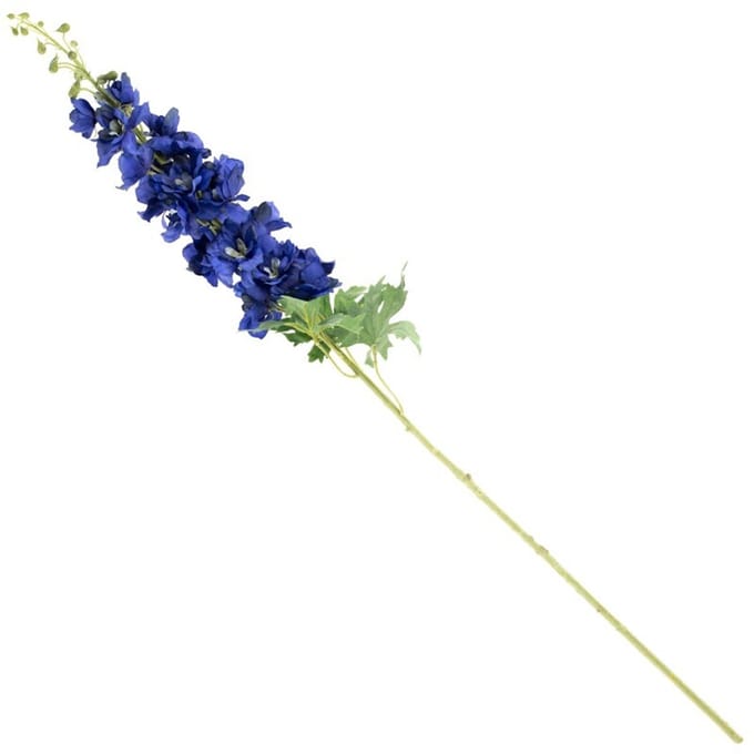 Kunstbloem ridderspoor 94cm blauw