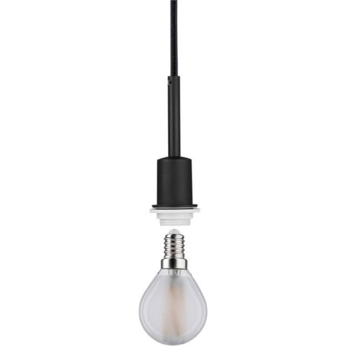 Paulmann Urail 230V-railsysteem lamp URail E14 Zwart (mat)
