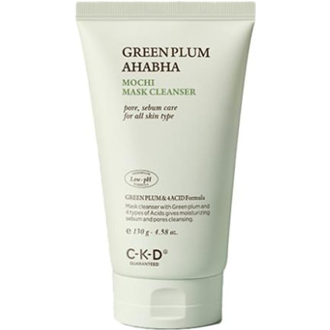 [CKD] Green Plum AHA BHA Mochi Mask Cleanser 150ml white