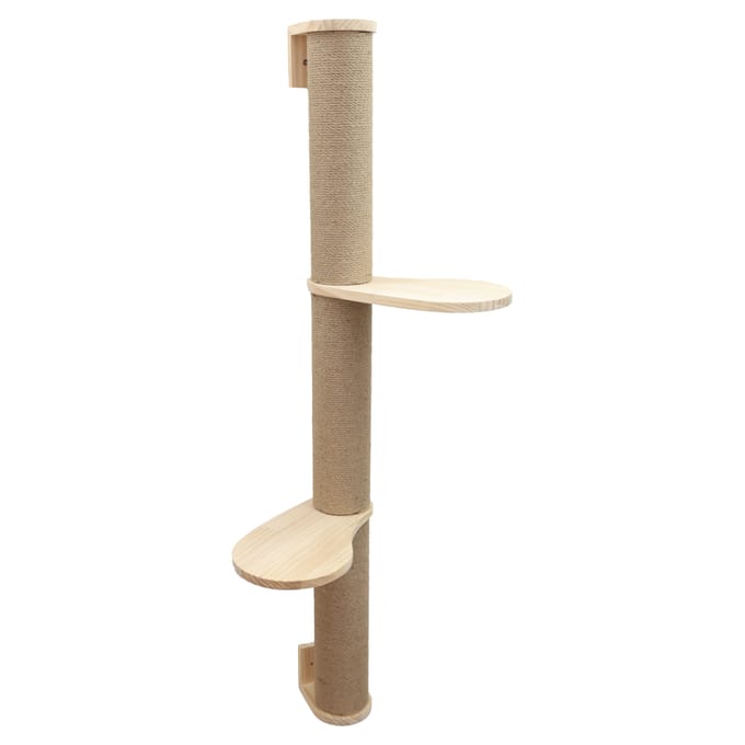 Kerbl Pet krabpaal Hout - natuur kat