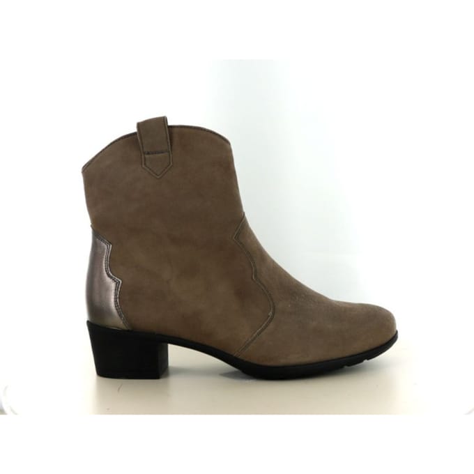 Solidus velour K taupe (Maat - 6, Kleur - Taupe)