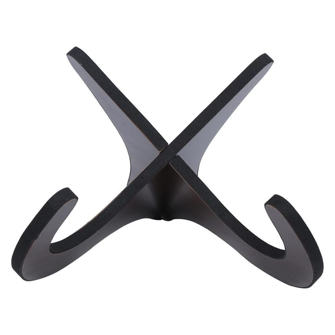 Draagbare Houten Standaard Afneembaar Rek Viool Beugel Ukulele Houder Muziekinstrument Accessoires black