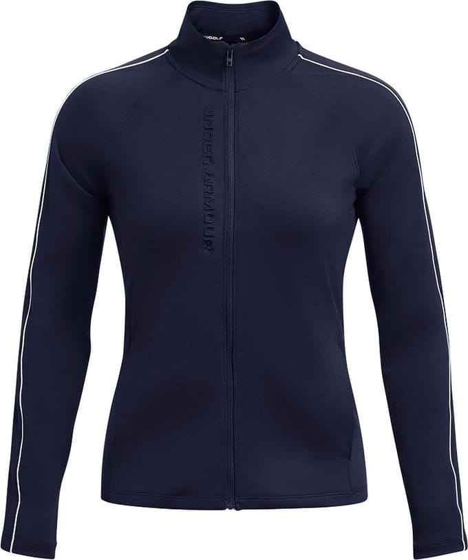 UA Storm Midlayer FZ-Midnight Navy / White / White