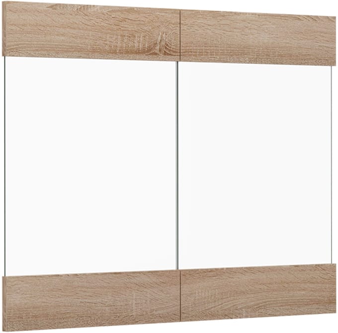 Vicco R-Line Keukenfront – 79.2 x 59 cm meubelfront voor de glazen hangkast Sonoma