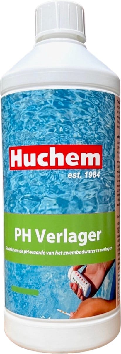 pH- | pH minus| 1L | pH Verlager | pH down | Zwembad | Whirlpool | Hottube | Bubbelbad | Waterbehandeling