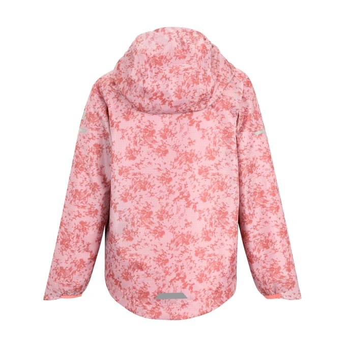 Regatta Waterdicht kinder/kinderjack Lever II Camo (Roze waas)