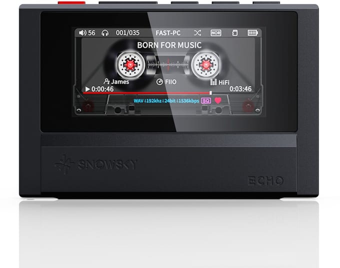 FiiO Echo - Hi-Res Bluetooth DAC - Black - 4 GB