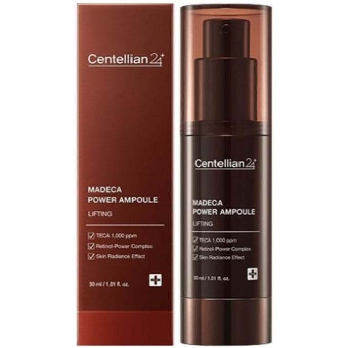 Centellian24 Madeca Power Ampoule Lifting 30ml Verstevigend Anti-Aging Serum voor Elastische Gladde Huid brown