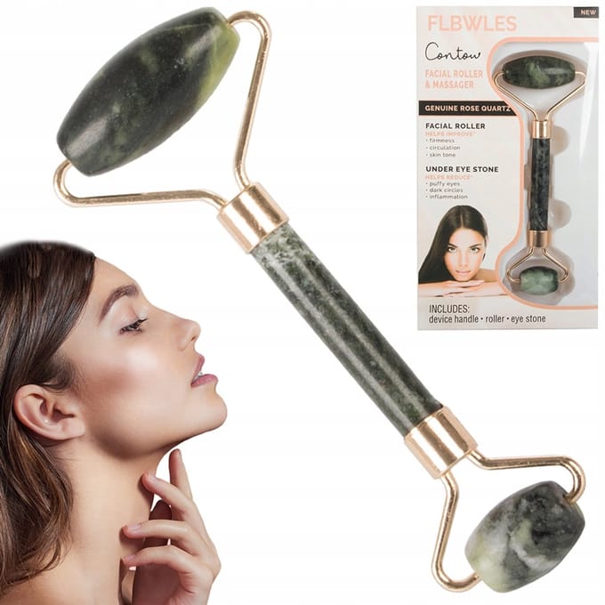 Gua Sha Jade Schraper – Massagehulpmiddel – Gezichtsmassage – Massage – Ontspanning - Green - Groen - Eco - 100% Jade