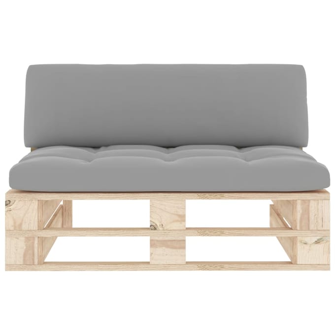 vidaXL - Tuinmiddenbank - pallet - geïmpregneerd - grenenhout