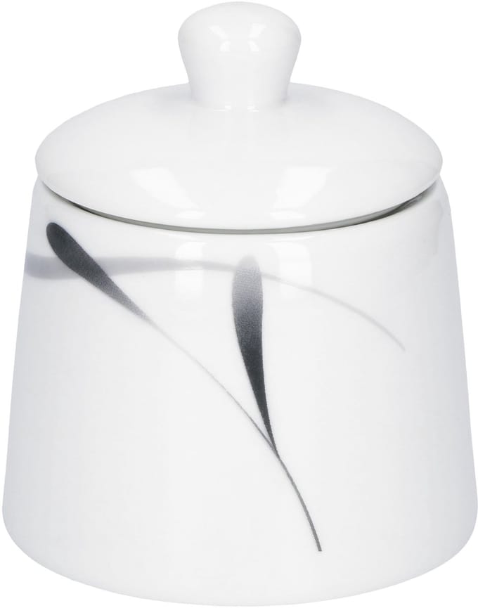 Suikerpot Lima 300ml porselein wit met decoratie