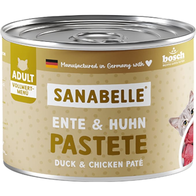Voordeelpakket Sanabelle All Meat 24 x 195 g Kattenvoer - Eend & Kip