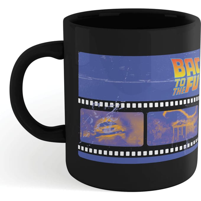Back To The Future Film Reel Mok - Zwart