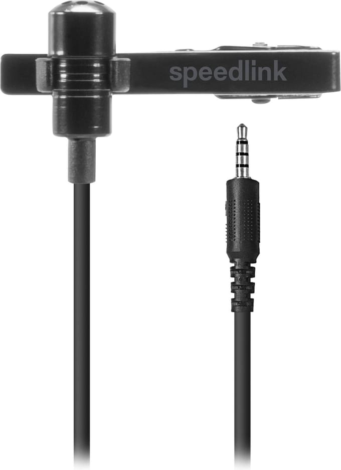 Speed-Link SPES Clip-On Microphone - Black