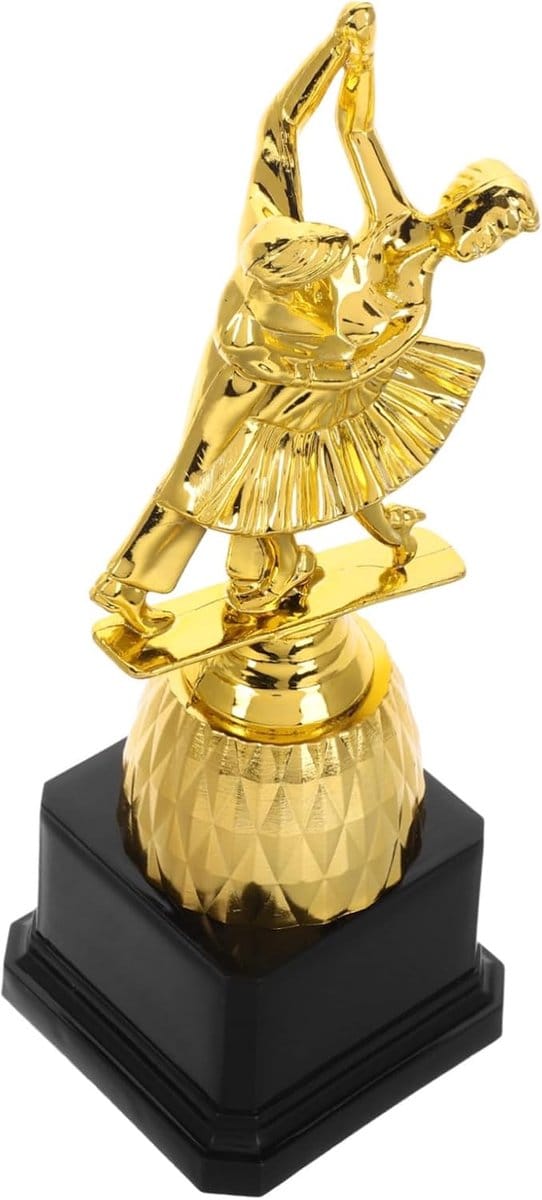 Trofee Beker - Prijzen Bekers - Kinder Competities - Lichtgewicht Ontwerp - 21 cm Hoog - Goud