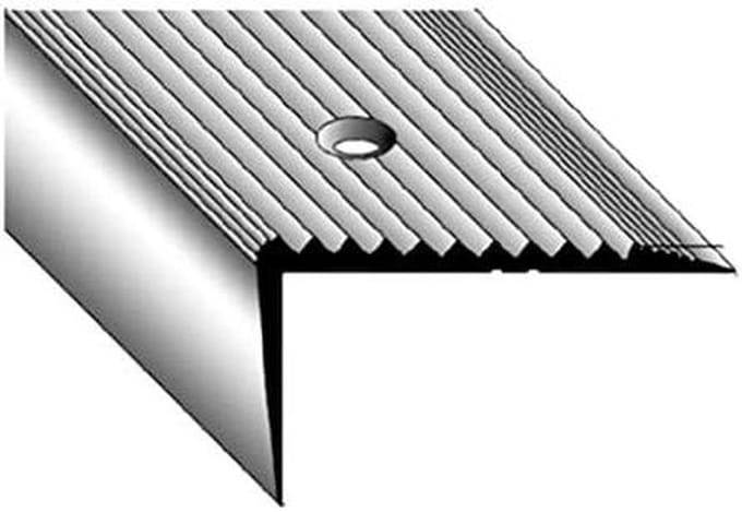 Trapneusprofiel - Traprand - Veiligheid Trap - Geboord Aluminium - 200 cm - Brons