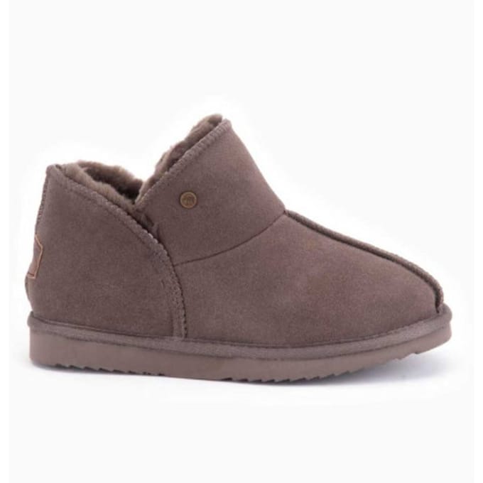 Warmbat Willow Suede Dames Sloffen - Grijs