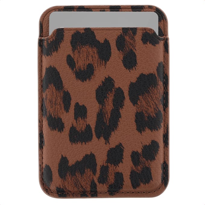Selencia Sabi Pashouder geschikt voor MagSafe - Wallet Kaarthouder - Mocha Brown