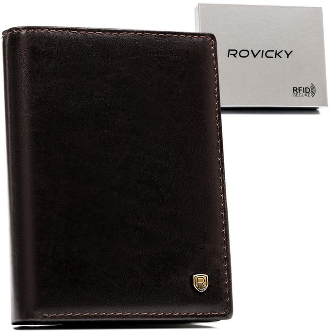 Rovicky N575-RVT - Leren Herenportemonnee - RFID Bescherming