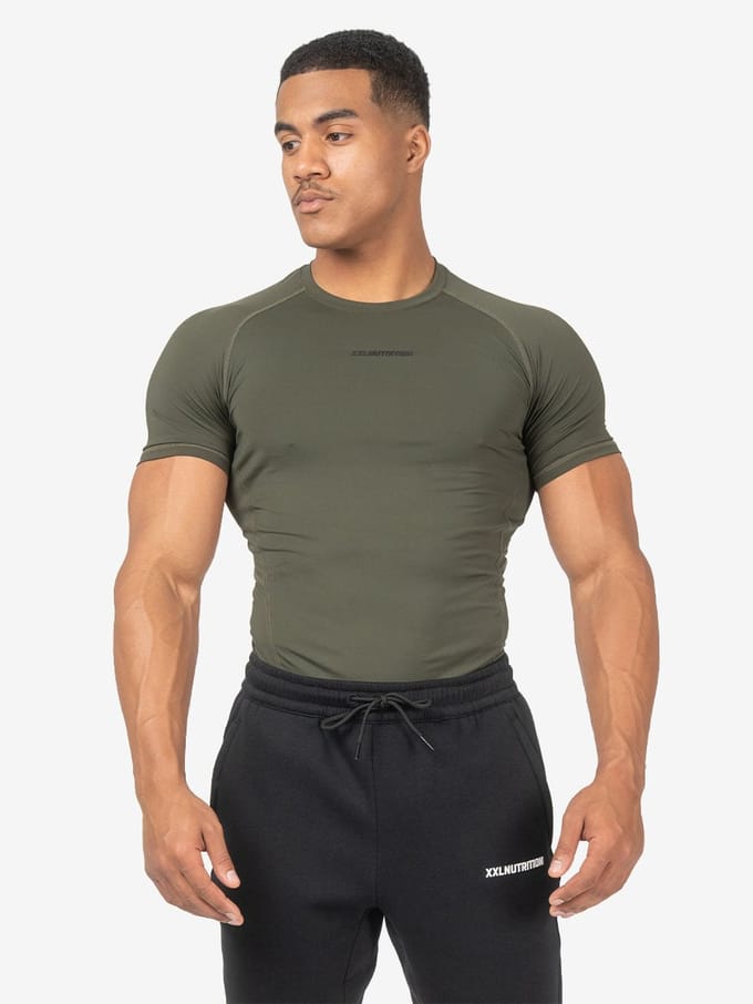 XXL Sportswear Compression T-Shirt - Green Groen XL