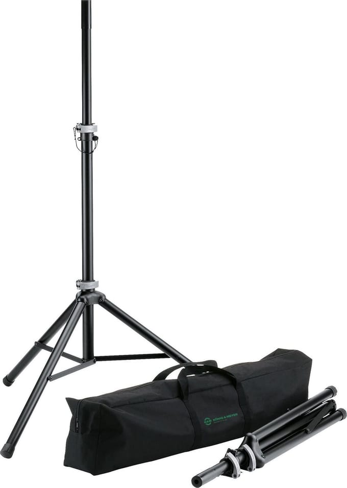 König & Meyer 21459 Boxenstatieven im Set 2 statieven + tas - Luispreker standaard