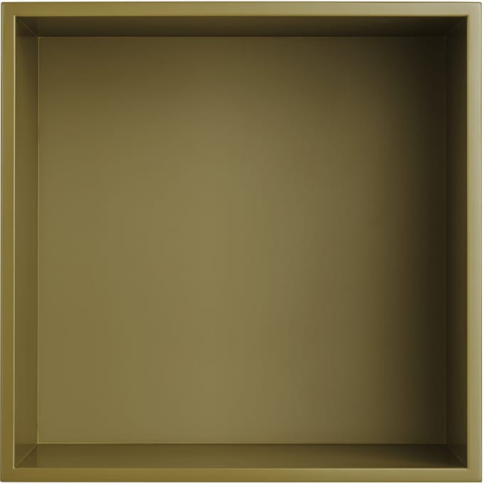 Muuto Mini Stacked 2.0 met achterwand - medium - brown green