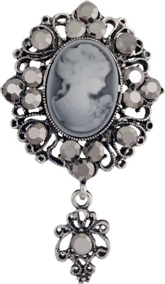 Fako Bijoux® - Broche - Retro - Alexandra - 41x72mm