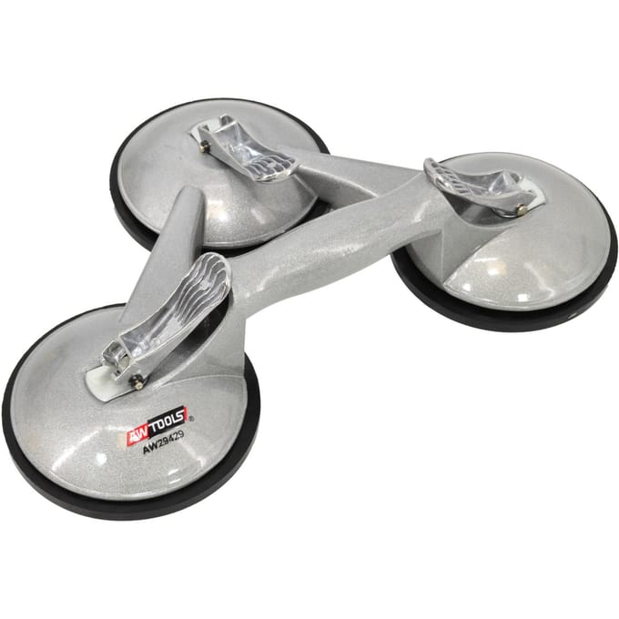 Awtools - Zuignap Drager - 3-kops - Aluminium - Maximaal 190 kg